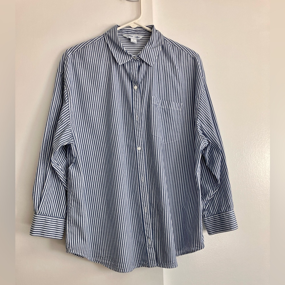 Old Navy Button Down Striped Shirt